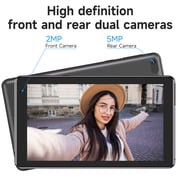 Android 15 Tablet 7 inch Tablets, 8GB RAM 32GB Storage 1TB Expand Quad-Core Processor Tablet PC, 1024 x 600 IPS HD Touch Screen, 2MP+5MP Dual Camera, 3000mAh Battery, WiFi, Bluetooth, GMS, Black