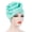 Green, variant on Women Stylish Solid Big Flower Shape Stretchy Hat Turban Hair Head Wrap Cap
