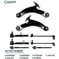 thumbnail image 5 of ECCPP Control Arm Kit 2008 2009 2010 2011 2012 2013 2014 2015 for Nissan Rogue  - Control Arm Tool Ball Joint Tool Set Sway Bar Link Set Tie Rod Tool, 5 of 9