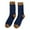 Blue, variant on Gsakboxl Mens Socks Men Solid Coral Fleece Mid Calf Socks Winter Soft Sleeping Floor Indoor Thermal Hosiery Black