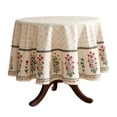 thumbnail image 1 of Mantel ISAENNE Designer de lino vintage con estampado floral, 140 cm, 1 of 8