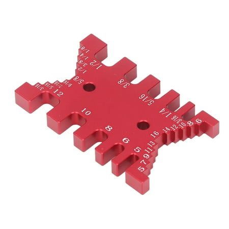 

Dovetail Jig Tenon Caliper CNC Machining Aluminum Alloy Router Saw Measuring Ruler For Woodworking Table Machine Red