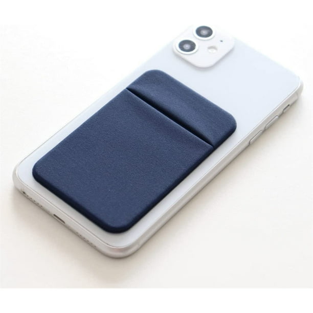 Lot De 2 Porte-Cartes Silicone Avec Support Téléphone Et Pince à Billets - Pratique Et Minimaliste