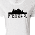 thumbnail image 4 of Inktastic Pittsburgh Pennsylvania City Skyline Women's T-Shirt, 4 of 5