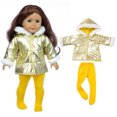 thumbnail image 6 of Action Toy Figures Clearance Clothes for Baby Dolls 43 Cm Coat 18 Inch Girl Doll Down Jacket Doll Trouser, 6 of 14