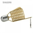 thumbnail image 3 of 1pc 20-50g  Fishing Bait Feeder European-style  Bighead Carp Fishing Group Lure Holder Trap Fishing Cage Basket Fishing Tool, 3 of 9