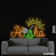 thumbnail image 4 of Craftnamesign Aloha Neon Signs, Beach Bar Club, Hawaii Club LED Signs, 4 of 4