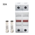 thumbnail image 1 of 2P Fuse Holder Solar with LED 1000V DC Fuse 10x38 mm for Solar Panels, Solar PV, 1 of 9