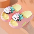thumbnail image 2 of HCNTES Kids Girls Boys Slip On Sandals Comfort Non-Slip Slippers Summer Shower Shoes Pool Beach Water Shoes for Children(Yellow,1), 2 of 5
