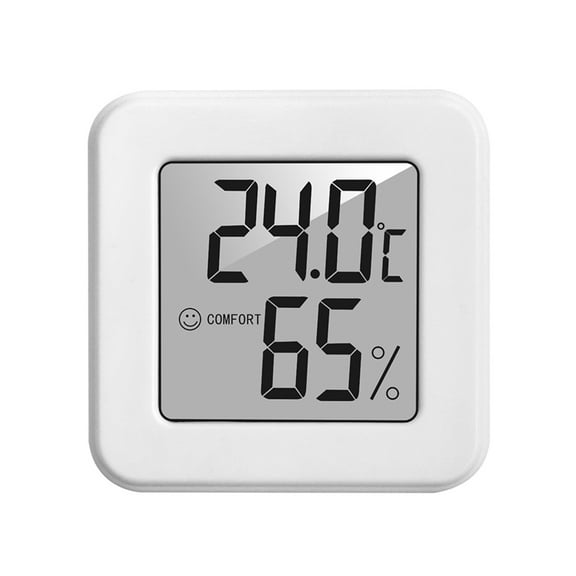 1207 Mini Electronic Temperature and Humidity Meter Car Thermometer with Smile Face Display Household Indoor Thermometer
