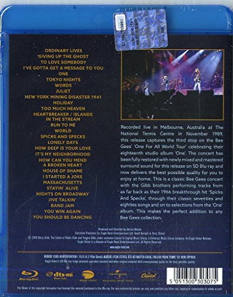 Bee Gees: One For All Tour Live in Australia 1989 (Blu-ray), Eagle