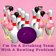 thumbnail image 3 of CafePress - Bowling Problem Women's Dark T Shirt - Women's Traditional Fit Dark T-Shirt, 3 of 4