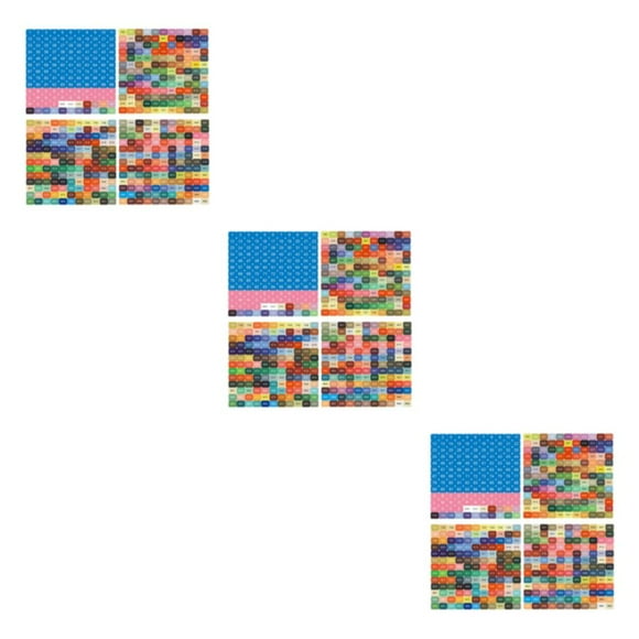 Inteprter 4x Painting Color Number Stickers Embellishment Cross Crafts Stitch Type1 NO1