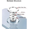 thumbnail image 3 of Designed for Samsung Galaxy S21 Ultra 5G Case 6.8" Clear Shockproof Soft TPU Bumper Finger Ring Holder Anti-Scratch Silicone Transparent Protective Cases Cover - Crystal Clear, 3 of 14