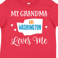 thumbnail image 4 of Inktastic Washington Grandma Loves Me Boys or Girls Toddler T-Shirt, 4 of 5