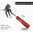 thumbnail image 2 of Gardening Tool Kits, 4pcs Succulent Transplanting Tools Mini Bonsai Tools, with Mini Rakes Shovel and Spade for Garden and Home, 2 of 5