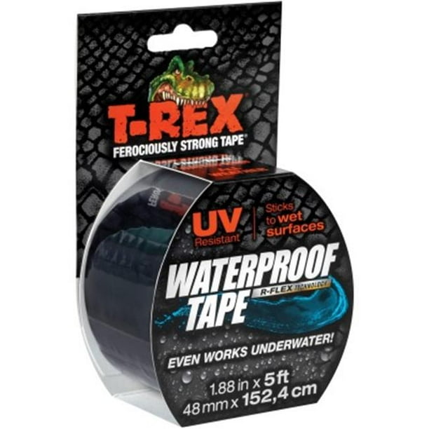 Duck 285988 2 in. x 5 ft. Waterproof Tape, Black
