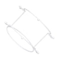 thumbnail image 2 of Ruiboury Metal Attractive Jewelry Rack For Headbands In Bow Tie Exhibition And Hair Accessory Organizer With Style Live Shows White 2 Tier, 2 of 6