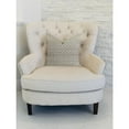 thumbnail image 2 of Plutus Circular Ringed Luxury Throw Pillow 26"L x26"W, 2 of 3