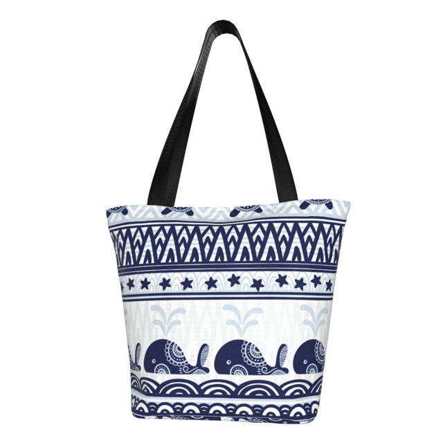 Balery Sea Underwater Animals1 Bolsa de Hombro con Diseño, Bolsa Grande y Duradera, Bolsa Versátil para Compras