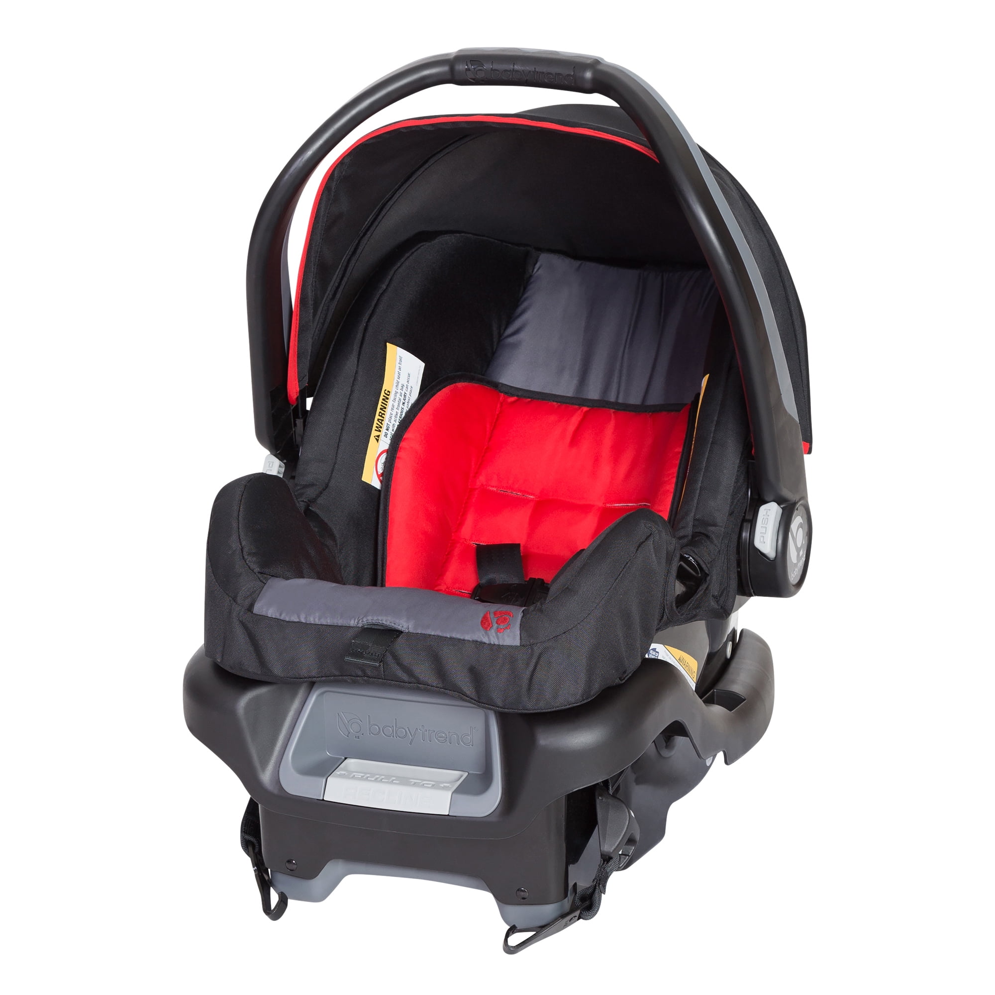 Baby Trend Ally 35 00 Lbs Infant Car Seat Solid Print Red Com - Are Baby Trend Car Seats Safe
