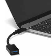 Ematic EUSC300W Type-C to USB 3.1 Female Adapter Cable Converter, Black