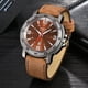 thumbnail image 1 of Reloj de cuarzo para hombre, relojes de moda para hombre xinew, reloj de pulsera analógico de cuarzo con fecha deportiva de cuero y acero inoxidable para hombre, 1 of 3