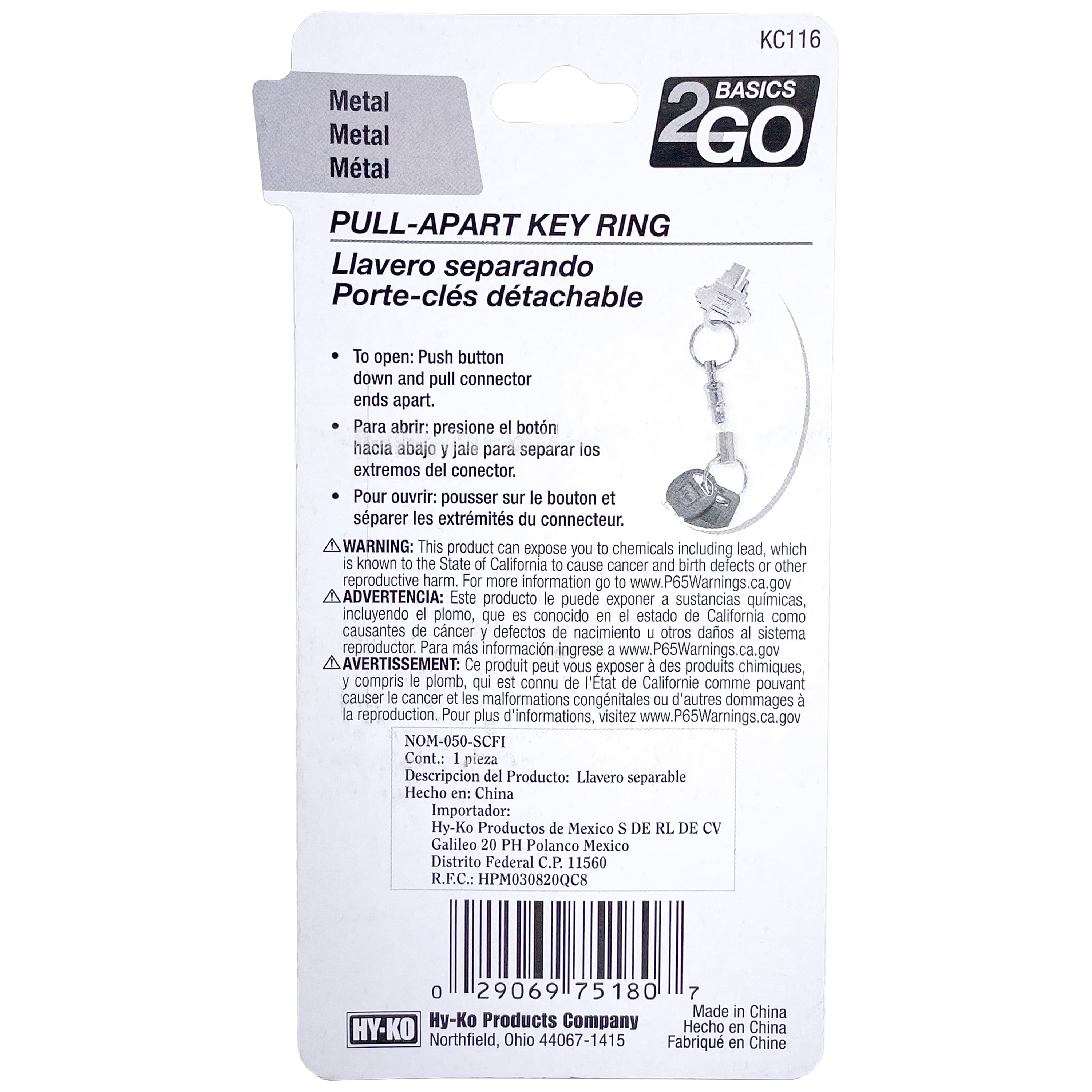 Hy-ko Products Split Key Ring 2 In. - Mechanicsburg, PA - Mechanicsburg  Agway