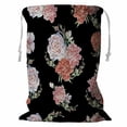 thumbnail image 1 of Bolsa de lavandería ABPHQTO Bright Cream Roses Pink Red Peonies con cordón 45x60 cm, 1 of 3