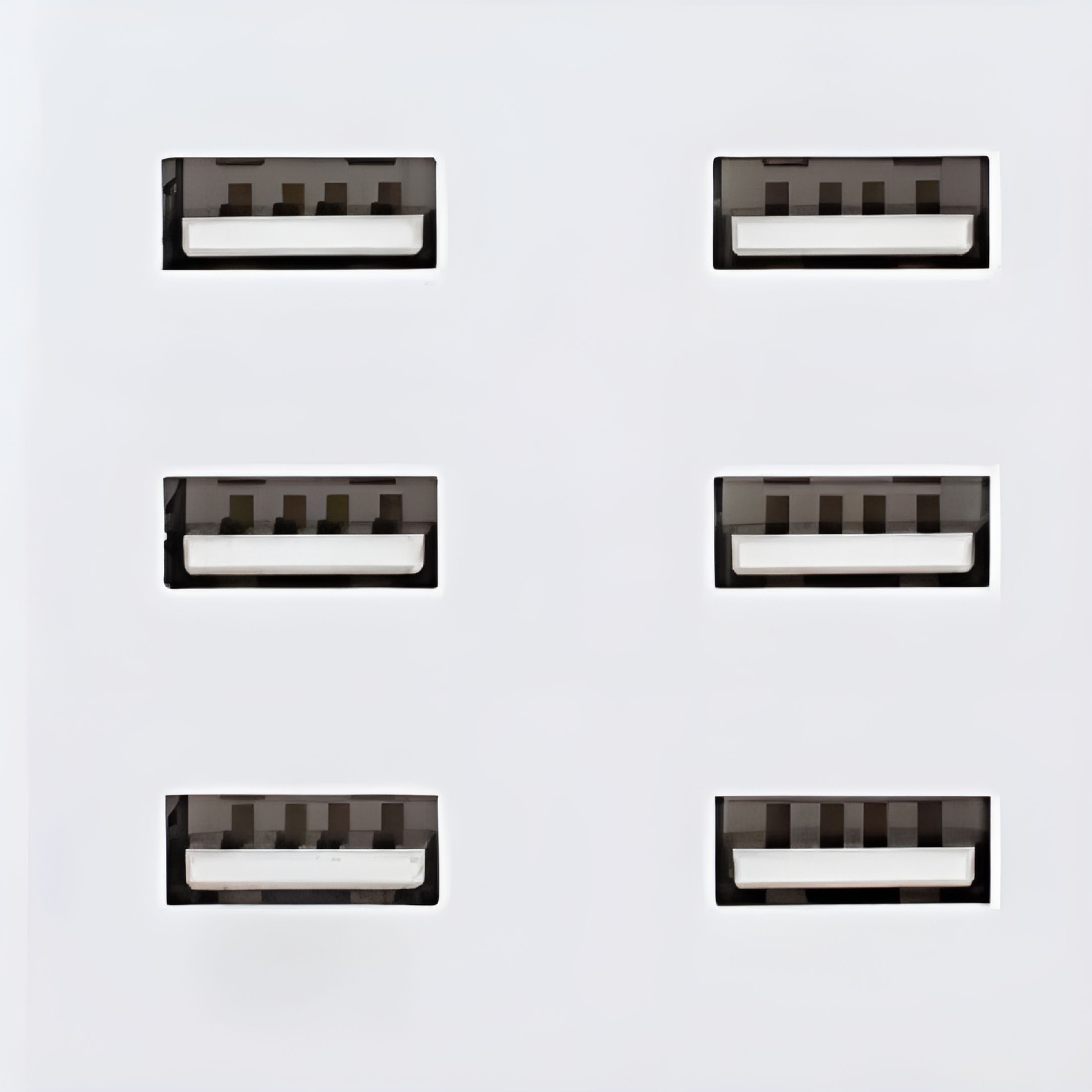 GJX 8-Port Smart Multi USB AC Wall Charging Station Fast Charger Hub LCD