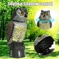 thumbnail image 1 of Generic 3D Realistic Owl Prowler Scarecrow Decoy Rotating Head Sound Multicolour, 1 of 10