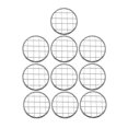 thumbnail image 4 of 10 Pcs Support de Grenouille pour Pot Mason, Grille d'Insertion pour Arrangement Floral, 4 of 9