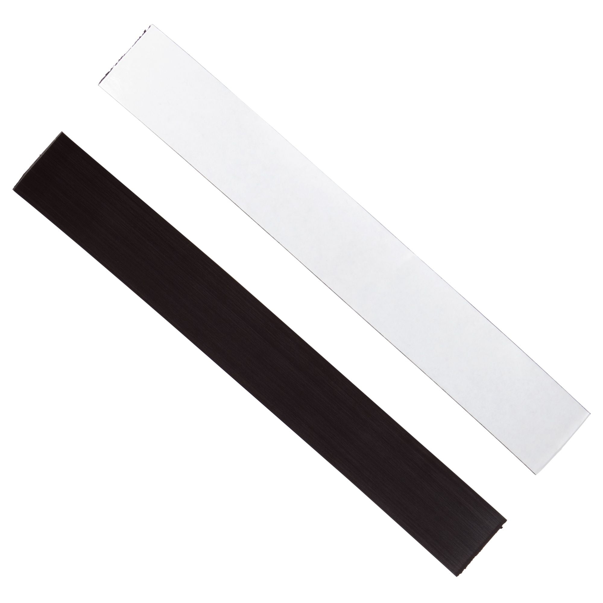 Flexible Magnet Strip with White Vinyl Coating, 1/32 Thick, 1 Height, 50  Feet, 1 Roll