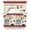 Beige Red, variant on Swag Valances for Windows, Chef Kitchen Valance Rod Pocket Window Treatment, Red Fruit Cake Hat Kitchen Gourmet Vintage Bathroom Swag Curtain Panel for Living Room, 56 x 36 inch