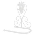 thumbnail image 1 of Soporte de hierro, soporte para toallas de montaje, caja de pañuelos, estante , organizador de soporte para restaurante, casa, cocina Blanco Gloria Estante de tejido montado en la pared, 1 of 8