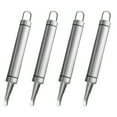 thumbnail image 1 of COMPUKAS 4Ud Herramienta Portátil De Acero Inoxidable Para Pelar Camarones Y Desvenar, 1 of 8