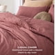 thumbnail image 3 of Juego de Edredón Bedsure Talla King Rosa Arcilla Suave para Todas las Estaciones, 3 of 9
