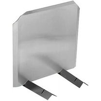 15 x 15 Radiant Fireback Heat Sheilds 12 Gauge Stainless Steel