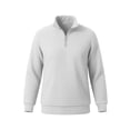 thumbnail image 4 of Men's Quarter Zip Sweater Textured Knit Business Casual Pullover, 4 of 5