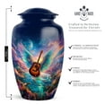thumbnail image 2 of Large Angel Wings Guitar Human Ashes Adult Male, Mini Keepsake Urn For Ashes, Funeral Burial Cremation Urns, Musical Tribute Decorative Ash (Size, 10 Inch 1pcs & 3 Inch,1pcs), 2 of 5