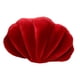 thumbnail image 3 of Almohadas decorativas de concha, almohada de felpa suave, adorno multifuncional, encantadora manta Rojo, 3 of 9