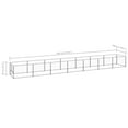thumbnail image 4 of vidaXL Dog Kennel Silver 7 m² Steel, 4 of 4