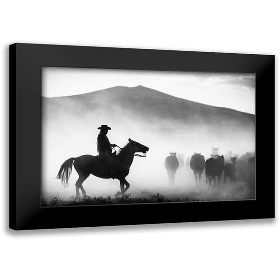 Pancareken, Yavuz 14x11 Black Modern Framed Museum Art Print Titled - His Territory