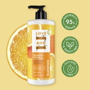 Love Beauty And Planet Lotion - Moisturizing Mandarin + Vitamin C Lotion, Natural Body Lotion for Women, Dry Skin Lotion Scented with Mandarin Orange, 16 Fl Oz Pack of 2