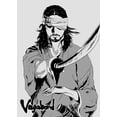 thumbnail image 3 of Póster de arte de guerrero Bushido Vagabond de Miyamoto Musashi, manga de anime japonés vintage, pintura en lienzo, impresiones de pared, imagen para decoración del hogar, 3 of 5