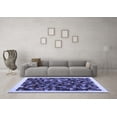 thumbnail image 3 of Ahgly Company Indoor Rectangle Abstract Blue Contemporary Area Rugs, 7' x 10', 3 of 4