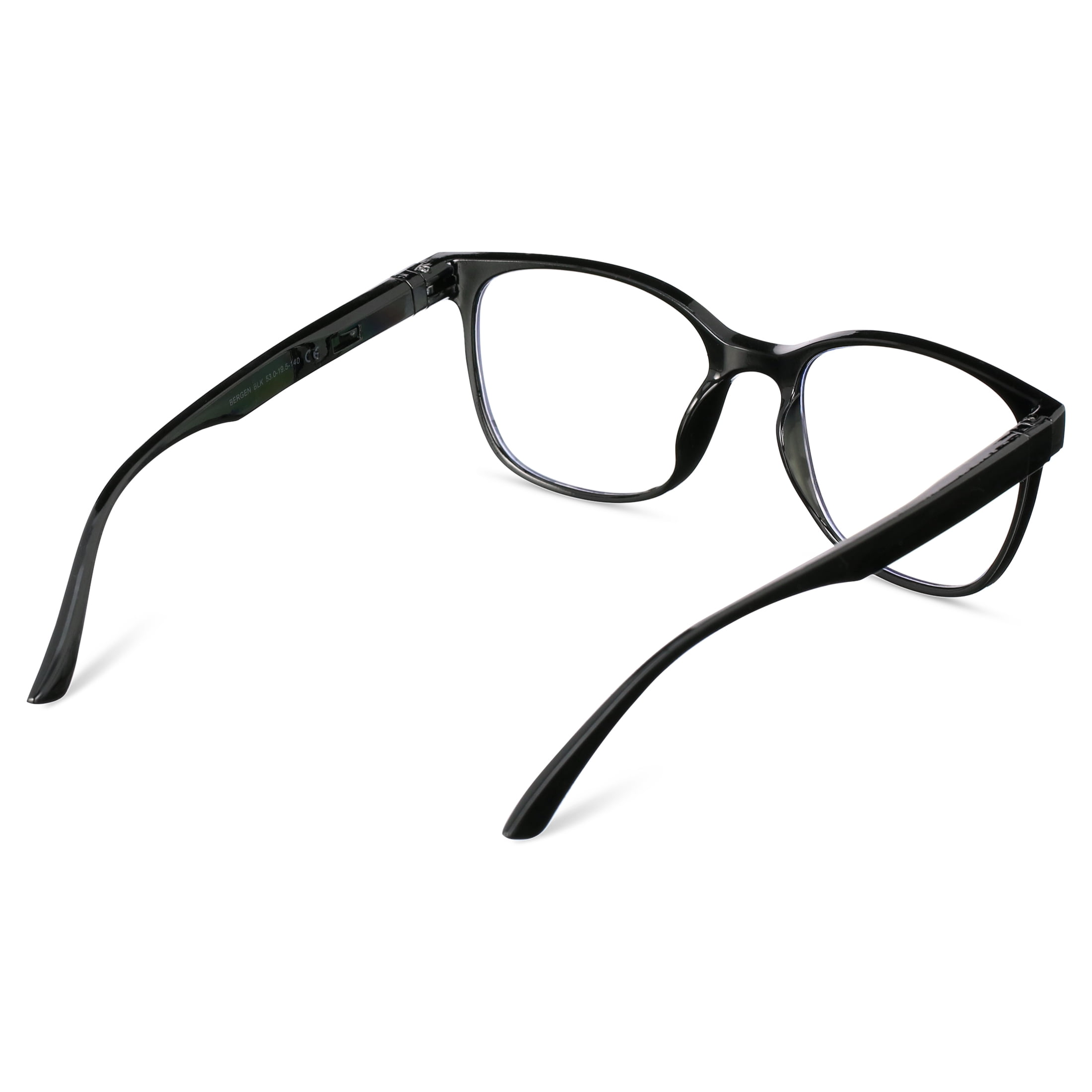 BKLYN Bergen Black Blue Light Protection Frames & Pouch