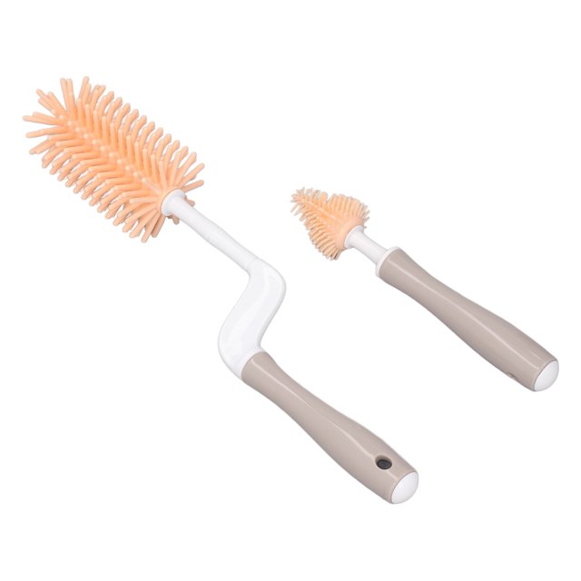 Juego de cepillos limpiadores de botellas 2 uds silicona rotación de 360 grados ANGGREK Otros