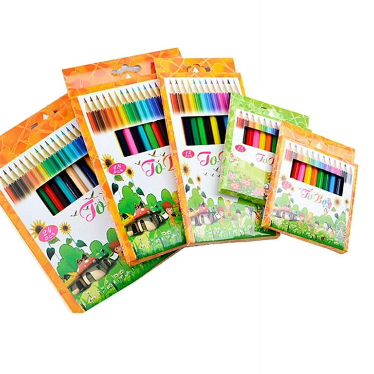 Unique Deals Kids LED Pencils & Color Gift Set Writing School Supply Party  Fun Favors Toys 