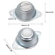 thumbnail image 2 of Bearachild Rueda de bola giratoria de cajón Universal, rueda de rodillo redonda de acero al carbono, accesorios de Hardware de repuesto para Decoración del hogar, 2 of 6